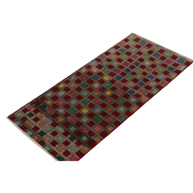 A vintage 3x6 mid-century runner from the Mid-Century Pasha Collection by Rug & Kilim — celebrating the rare curations...