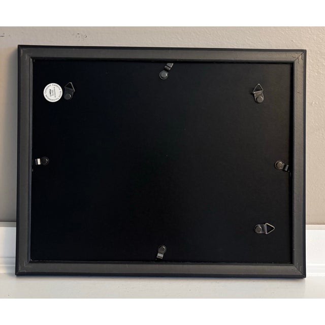 Contemporary “Between Water and Air” Original Watercolor Painting Signed and Framed For Sale - Image 3 of 3