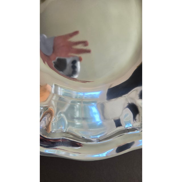 Early 2000s Five Elm Mirror-Polished Cast Aluminum Centerpiece Bowl For Sale - Image 11 of 16