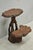 Vintage Mid Century Modern Live Edge 2 Tier Walnut Plant Stand Side Table For Sale - Image 16 of 16