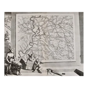 Roman Hills, Aqueducts and Roads: An Early 18th Century Map by Jan Goeree, 1704