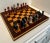 Mid 20th Century Chess Checker Board with Hand Crafted Ceramic Chess Pieces For Sale - Image 5 of 12