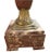 French Red Marble Pedestal – Sculptural Column With Bronze Ascents For Sale - Image 9 of 10