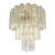 Scenographic Italian Hand-Made Flush Mount With Old-Crystal “Tronchi” Murano Glass For Sale