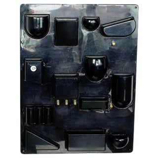 Black Utensilo II Wall Organizer by Dorothee Maurer Becker for Design M, Germany, 1970s For Sale