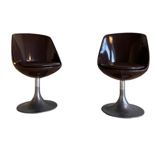 Tulip Swivel Chairs, Italy, 1970s, Set of 2 For Sale