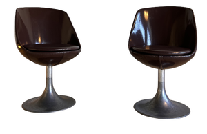 Tulip Swivel Chairs, Italy, 1970s, Set of 2
