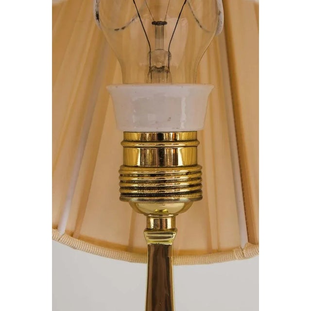Art Deco Table Lamp with Fabric Shade, Vienna, 1920s For Sale - Image 14 of 15