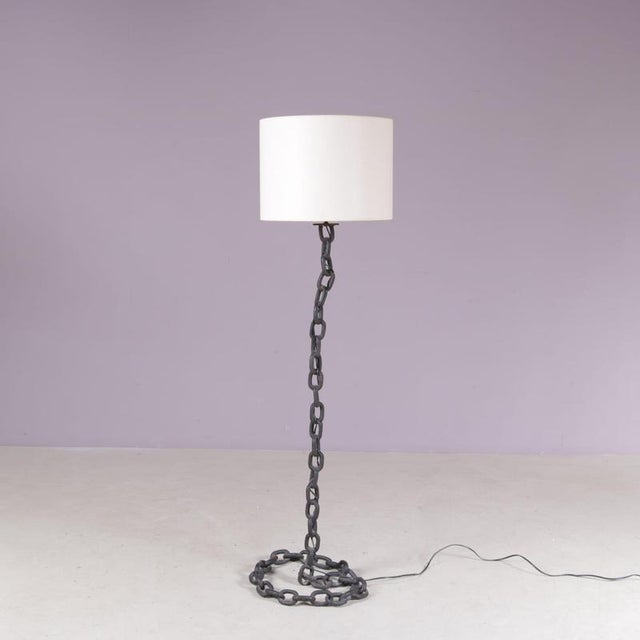 Brutalist Chain Floor Lamp in the style of Franz West, Netherlands, 1970s For Sale - Image 5 of 10