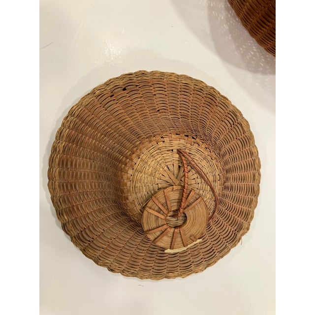 Ornamental & Decorative Materials 1920s Canadian Indian Basket For Sale - Image 7 of 9