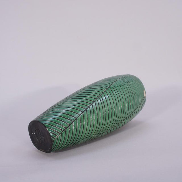 1950s Vintage Swedish Spira Ceramic Vase by Ingrid Atterberg for Upsala-Ekeby, 1950s For Sale - Image 5 of 7