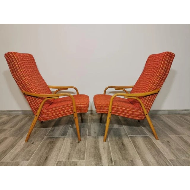 1960s Set of Lounge Chairs by Antonin Suman for Ton For Sale - Image 5 of 18