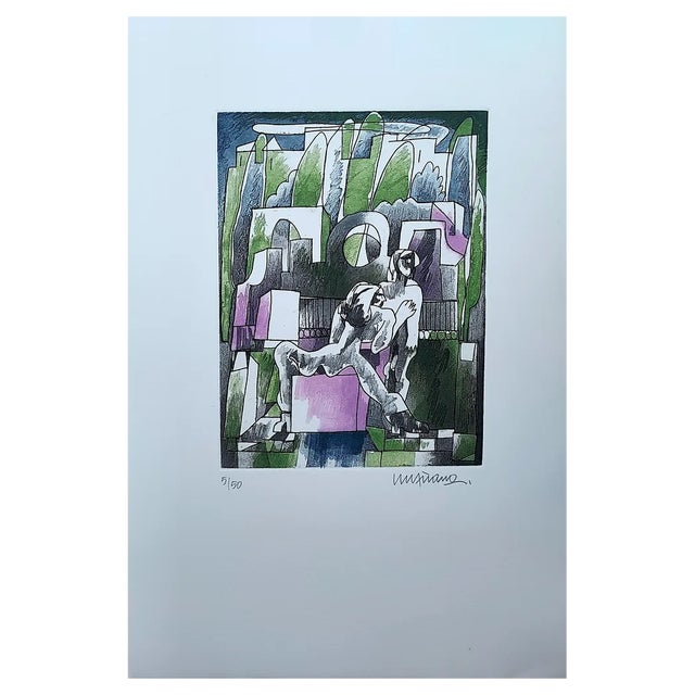 Eugenio Chicano, La Carrera, 2007, Etching For Sale