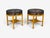 Brown Tommi Parzinger, Nightstands, Bleached Mahogany, Leather, Usa, 1930s For Sale - Image 8 of 14