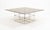 Verner Panton Mid-Century Steel and Smoked Glass Coffee Table in the style of Verner Panton, Italy, 1970s For Sale - Image 4 of 15