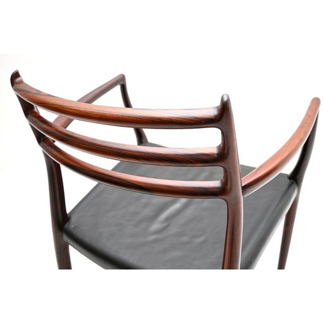 Danish Model 78 and 62 Dining Chairs attributed to Niels Moller for J.L. Møllers, 1960s, Set of 6 For Sale - Image 16 of 17