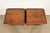 Henredon Mid-Century Modern Campaign Oak Nightstands, Pair For Sale - Image 12 of 15