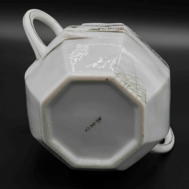 33 Piece Japanese Hand Painted Porcelain Tea Set Signed 3 - 8.5" plates 7 - 7.5" plates 5 - 7" plates 10 - 5.25" saucers 7...