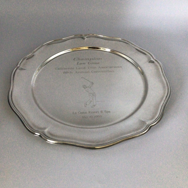 The set consists of 1 Winners trophy from May 14, 1997 Rancho Mirage California. 1 Low Gross trophy from La Casta Resort...