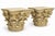 19th Century Continental Carved Oak Neo-Classical Style Capitals, Pair For Sale