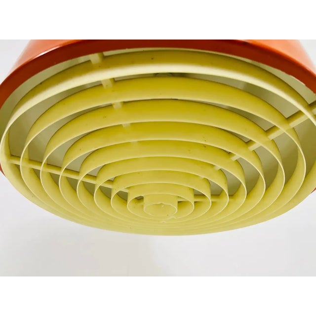 Orange Space Age Bumling Orange Pendant Lamp, Germany, 1970s For Sale - Image 8 of 11