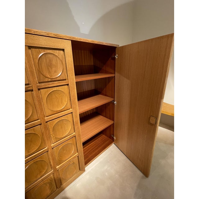 Italian Oak Storage Unit, 1970s For Sale - Image 3 of 8