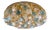 Decorative Gold Murano Glass Flush Mount with Floral Motif by Simoeng for Simoeng For Sale