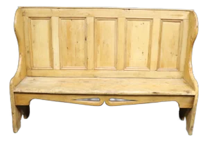 Scrubbed Pine Entry Bench