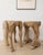 Carved Wood Horse & Rider Stools – Sculptural Butcher Block Pair, One of a Kind ⸻ Description Really cool and unusual pair...