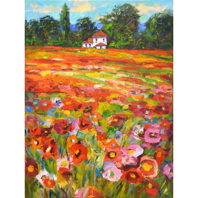 Melody of Summer.Modern Original Painting. For Sale