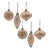 Woven Bamboo Ornament (Set of 6) For Sale In Chicago - Image 6 of 6