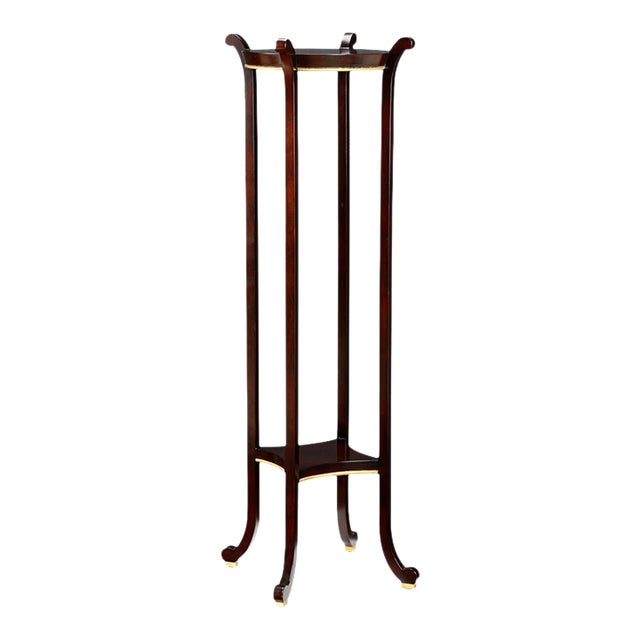 Chelsea House Paris Fern Stand in Dark Brown For Sale