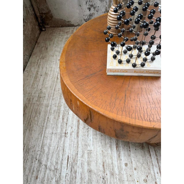 Brutalist Log Coffee Table, 1950s For Sale - Image 11 of 18