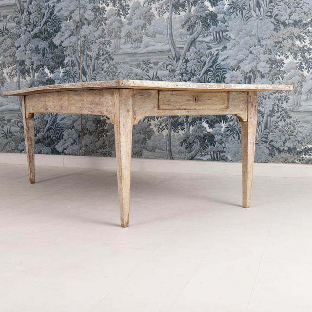 19th C. Italian Table From a Convent in Original Paint For Sale - Image 10 of 13