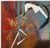 Abstract Fritz Bonner Abstraction Acrylic on Canvas For Sale - Image 3 of 10