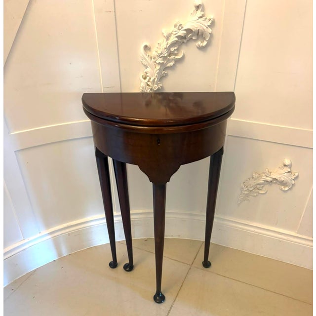 Antique Victorian Mahogany Side Table, 1880 For Sale - Image 15 of 15