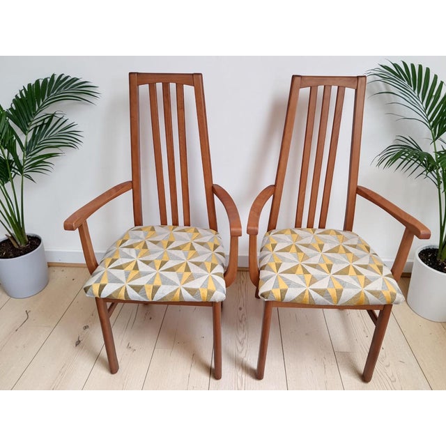 Cream Vintage Dining Chairs by Neil Morris for Morris of Glasgow, 1960s, Set of 6 For Sale - Image 8 of 18