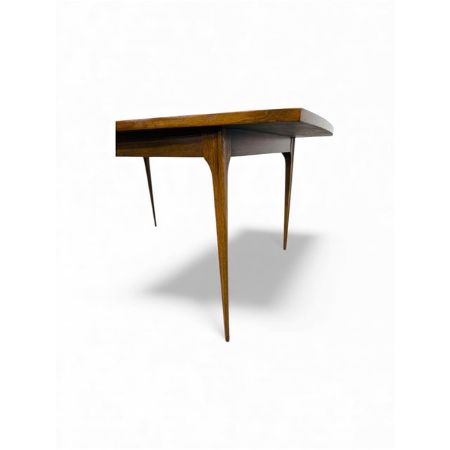 Wood Mid-Century Modern Broyhill Brasilia Walnut Dining Table For Sale - Image 7 of 8