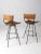 Mid-Century Stools Pair For Sale - Image 10 of 11