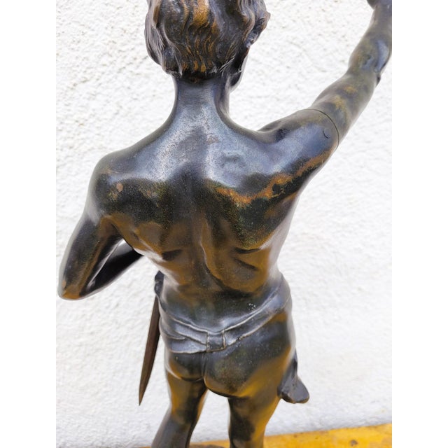 Oscar Ruffony, The Oath, Late 19th-Early 20th Century, Bronze For Sale - Image 5 of 18