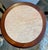 Late 20th Century Carved Round Walnut Side Tables With Marble Top For Sale In Los Angeles - Image 6 of 7