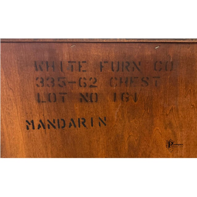 Vintage White Furniture Chinoiserie Style Burl Wood & Lacquer Accent Storage Cabinet For Sale - Image 10 of 11