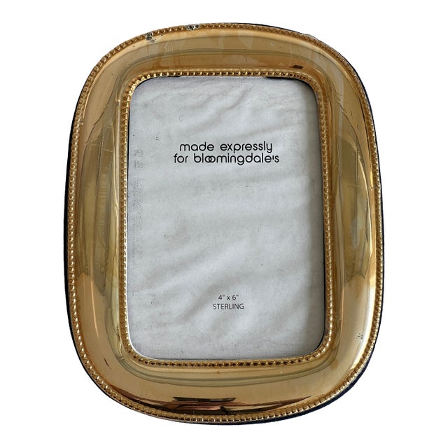 1980s Sterling Silver Picture Frame - Tarnished For Sale