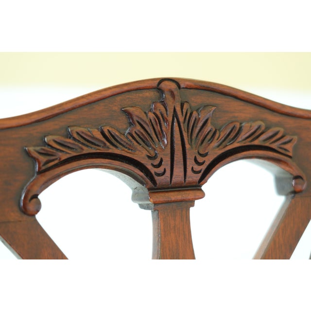Henkel Harris Model 107 Mahogany Dining Room Chairs Set Of 10