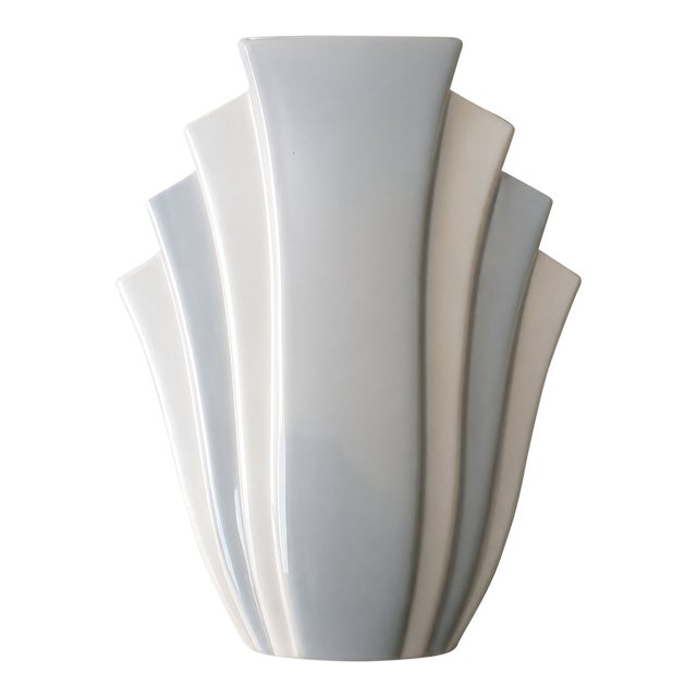 Vintage Mar Kel Large Art Deco Vase For Sale