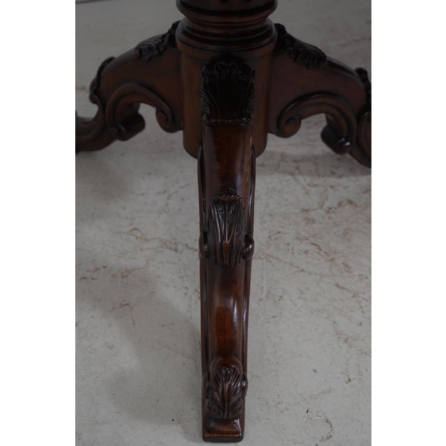 Drexel Heritage Mahogany Double Pedestal Dining Table For Sale - Image 16 of 18