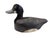 Old 20th century hand-carved and hand-painted solid wood duck decoy. This substantial piece measures 14" deep by 6" wide...