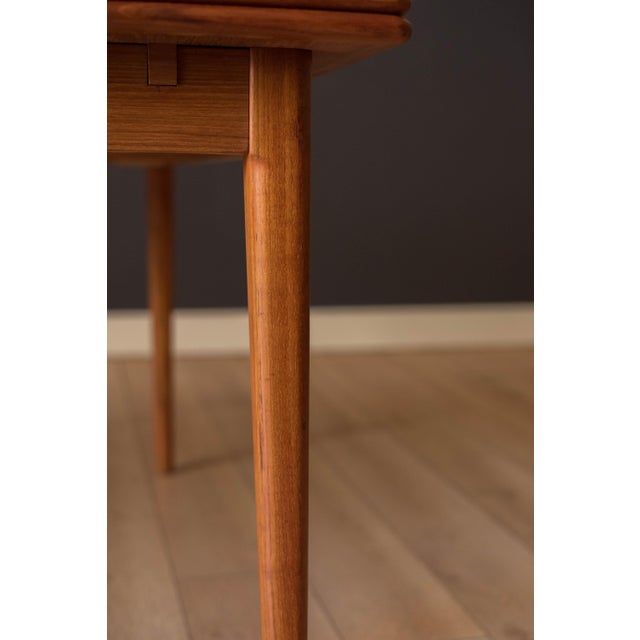 Vintage Danish Modern Niels Otto Moller Teak Extension Dining Table For Sale - Image 16 of 17