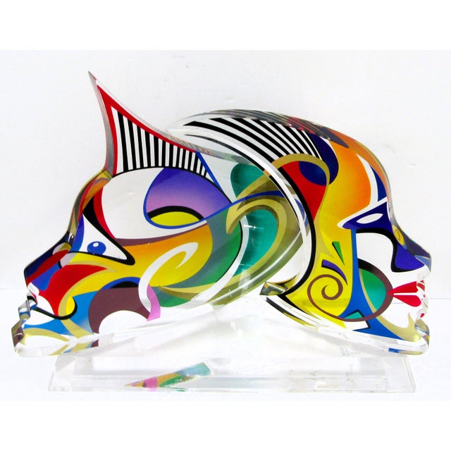 Immerse yourself in the captivating artistry of Shlomi Haziza with this striking large sculpture. Entitled "Double...
