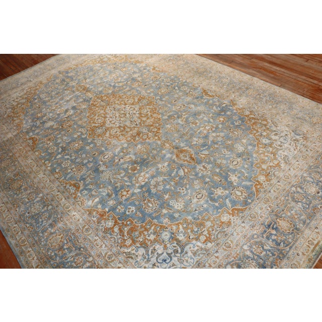 1930s Vintage Persian Kashan - 8'8" x 12'3" For Sale - Image 5 of 11